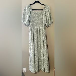 Baltic Born - Manchester Smocked Dress - Sage - Size Large